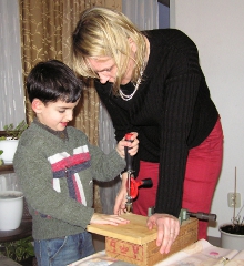 Workshops fÃ¼r Kinder - Wir bauen ein Vogelhaus